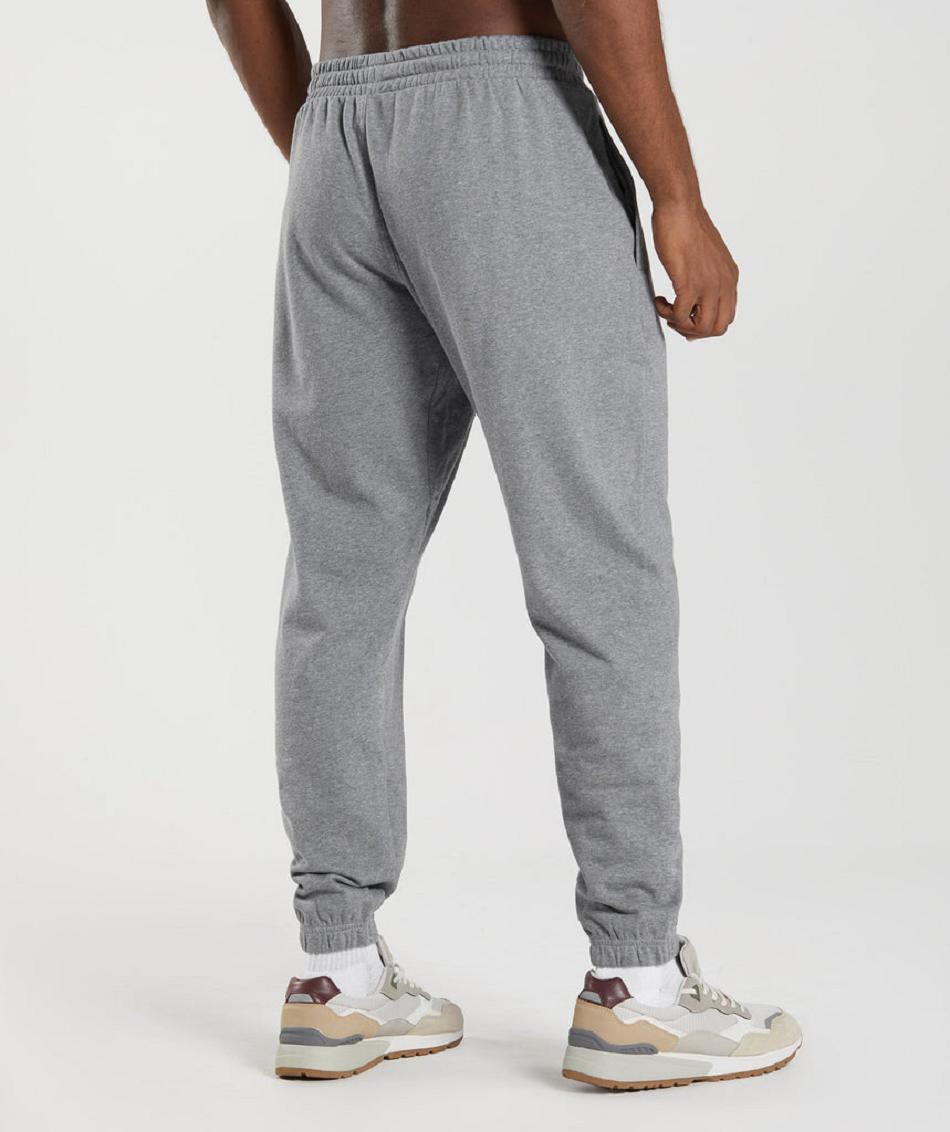 Pantalones Jogger Gymshark Essential Oversized Hombre Gris | CO 3703NWY